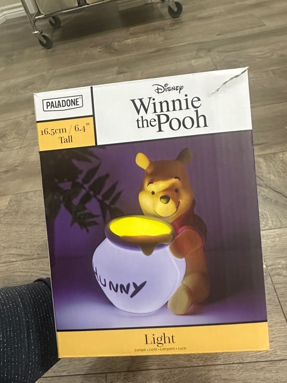 Disney Winnie the Pooh Yellow Red Purple Light Box